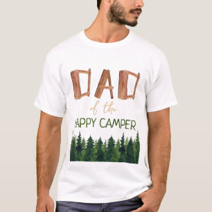 Pap van de gelukkige Camper Birthday T-shirt