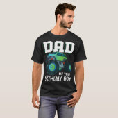 Pap van de Verjaardag Jongen Uw Grappig Monster Tr T-shirt (Voorkant volledig)