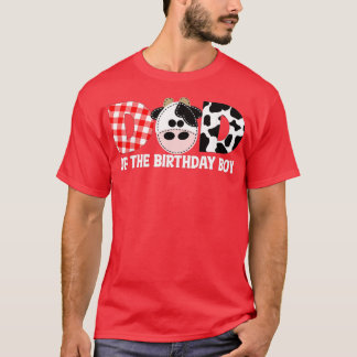 Pap van de verjaardag van het Boerderij van de Koe T-shirt