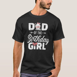 Pap van de verjaardag voor de Koe van meisjes Boer T-shirt