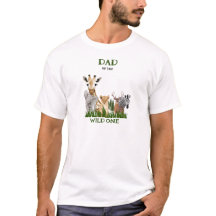 Pap van de Wilde One Oerwoud Safari Birthday T-Shi