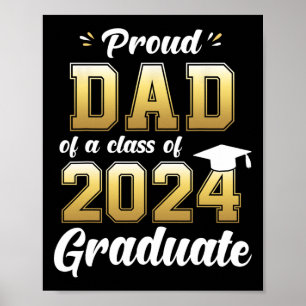 Pap van een CL van 2024 Afstuderen Shirt papa seni Poster
