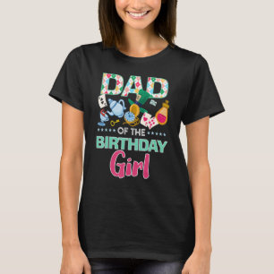 Pap van het meisje van de geboorte Onederland Roze T-shirt