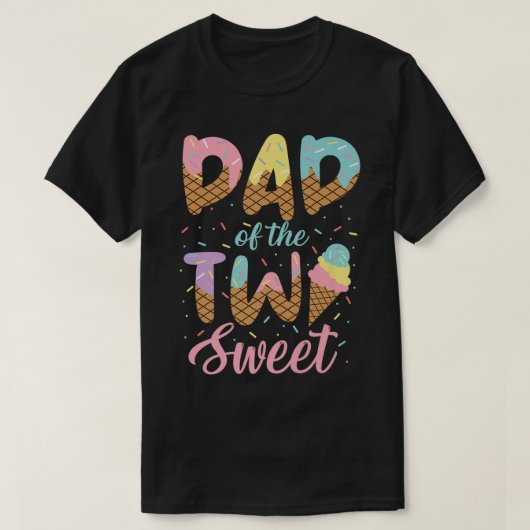 Pap van het meisje van twee zweet-verjaardag Ice C T-shirt (Design voorkant)