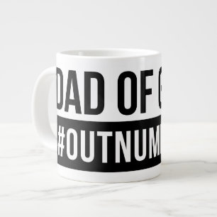 Pap van meisjes #Outnumed Extra Grote Beker