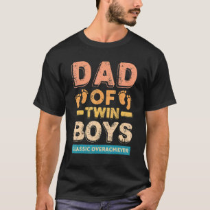 Pap van Twin Boys Classic Overhaalver Twin Pap Fa T-shirt