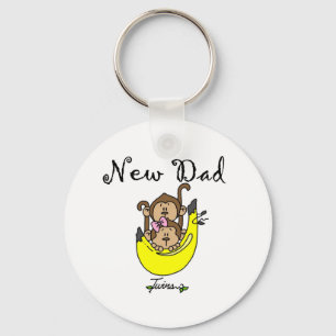 Pap van Twins Boy and Girl Tshirts en Gifts Sleutelhanger