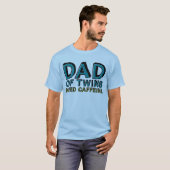 Pap van Twins heeft Caffeine nodig T-shirt (Voorkant volledig)