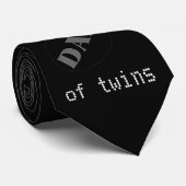 Pap van Twins Stropdas (Opgerold)