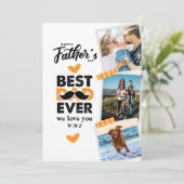 Pap We houden van je moderne gelukkige vaders dag Kaart (Staand voorkant)