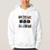 Pap, we houden van je - Vaderdag 6 Fotocollage Hoodie (Voorkant)