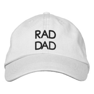 Pap wit zwart, aangepast minimalistisch modern, co geborduurde pet