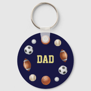 Pap World of Sports Sleutelhanger - Navy Blue 2
