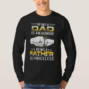 Pap zijn is een eer om vader te zijn zijn zijn zij t-shirt