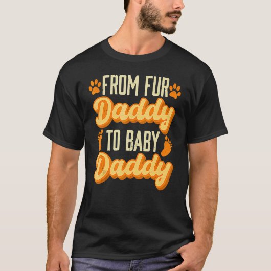 Pap Zwangerschap Aankondiging Baby shower Papa Da T-shirt (Voorkant)