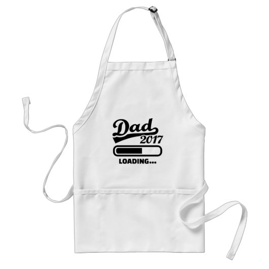 Papa 2017 standaard schort (Voorkant)