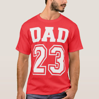 Papa 2023 voor nieuwe papa t-shirt