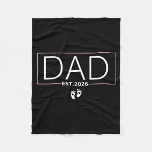 Papa 2026 Verwacht Baby 2026 Vader 2026 Nieuwe Pap Fleece Deken