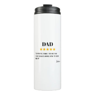 Papa 5-sterren Review | Ongelooflijk papa cadeau Thermosbeker