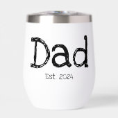 Papa a établi gras noir blanc (Avant)