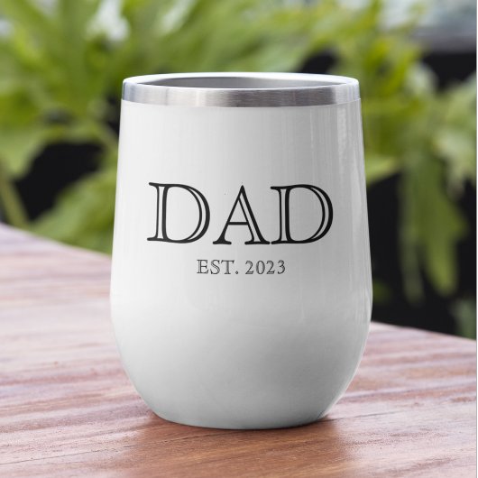 Papa a établi Simple Moderne Père