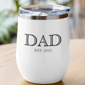 Papa a établi Simple Moderne Père
