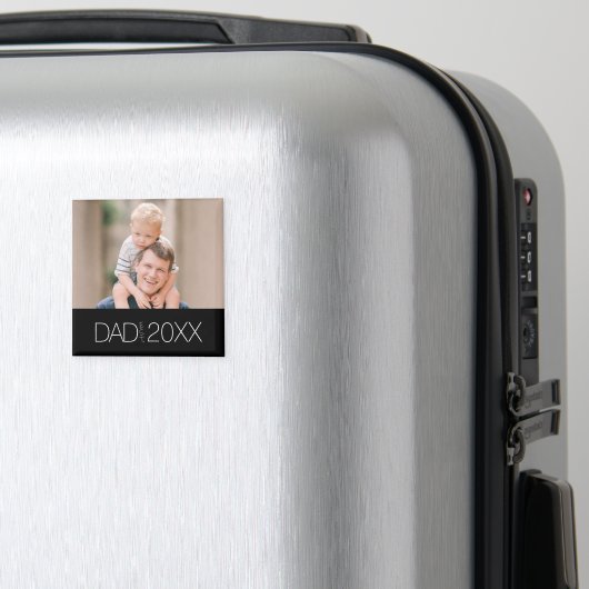 Papa a établi un aimant de script moderne (In Situ (Bagages))