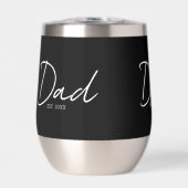 Papa a établi un script moderne minimal noir (Avant)