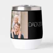 Papa a établi une photo de script moderne  (Avant)