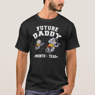 Papa à être T-shirt personnalisé par père dans