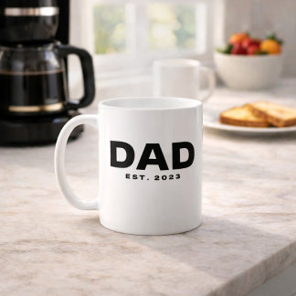 Papa a Fondé Nouveau Tasse Cadeau pour Papa