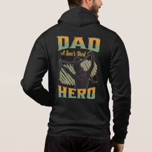 Papa A Son's eerste hero Hoodie