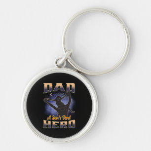 Papa A Son's eerste hero Sleutelhanger