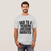 PAPA À UN FOU DE FILLE ET DE T-Shirts (Devant entier)