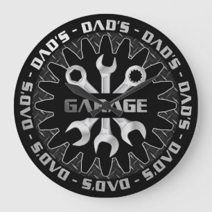 Papa adorera cette horloge murale de garage au loo