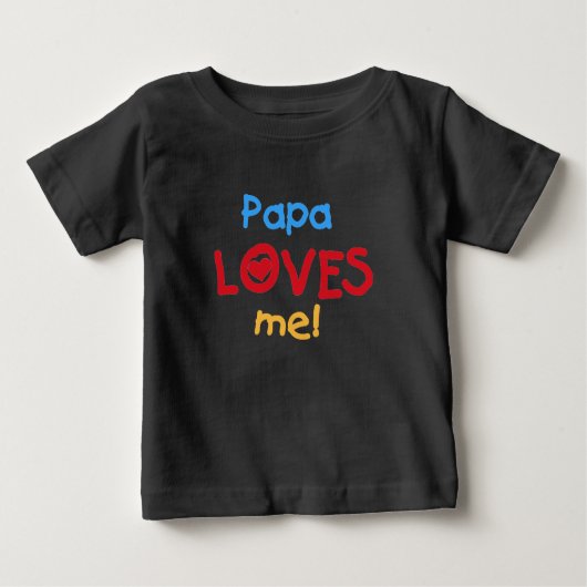 Papa aime mes t-shirts et cadeaux (Devant)