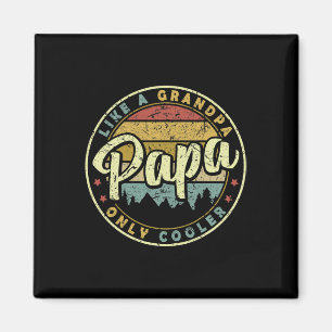 Papa als een opa alleen koelere leuke vaders dag magneet