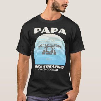 Papa als een opa-cartoon t-shirt