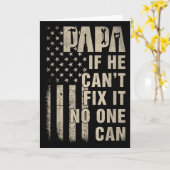 Papa Als Hij Het Niet Kan Repareren, Kan Vaderdag  Kaart (Gele Bloem)