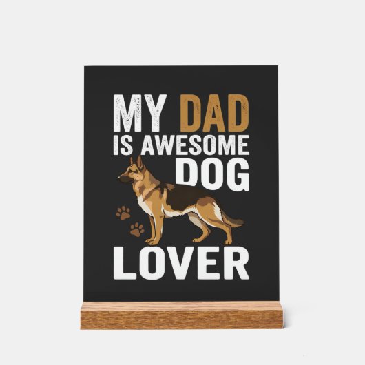 Papa amateur de chien est formidable (Recto)