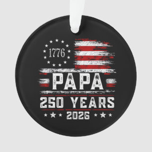 Papa américain drapeau 250 ans 4 juillet Gran