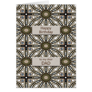 Papa Anniversaire Mandala Design Abstrait