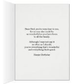 Papa Anniversaire Mandala Design Abstrait (Intérieur (Droit))