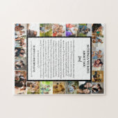 Papa appreciatie | Vaderdag 22 Fotocollage Legpuzzel (Horizontaal)