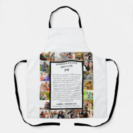 Papa appreciatie | Vaderdag 22 Fotocollage Schort