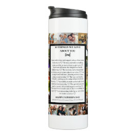 Papa appreciatie | Vaderdag 22 Fotocollage Thermosbeker