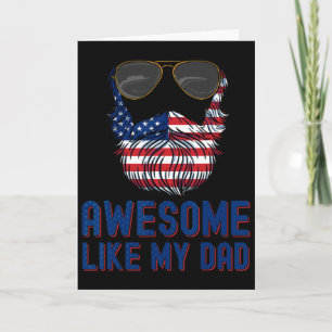 Papa Baard Geweldig Net Als Mijn Vader 4e Juli Pat Kaart