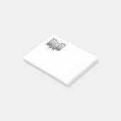 Papa barst post-it® notes (Schuin)