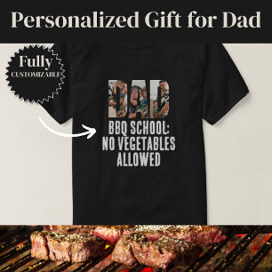 Papa BBQ School Grappig Ontwerp T-shirt