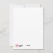 Papa Bear Carte de Noël (Dos)